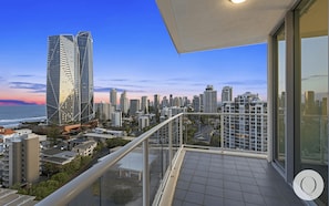 Enjoy your morning coffee in this spacious balcony