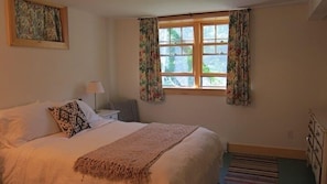 4th Bedroom, King Bed
Basement level with additional smart tv
