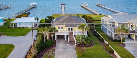 Beautiful Soundfront home with private swimming pool and gazebo on the water
