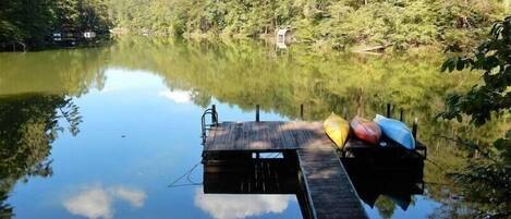 Lakefront Melody is on peaceful Lake Adger and, with this view, we must begin with the outdoor amenities.