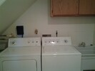 Full laundry area. 