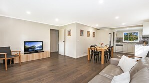 Open Kitchen / Living / Dining Area