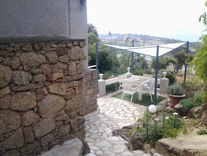 arrivée terrasse