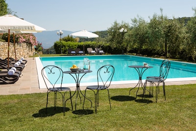 Villa il Castellaccio # 1 Chianti, Toskana Apartment mit Swimmingpools