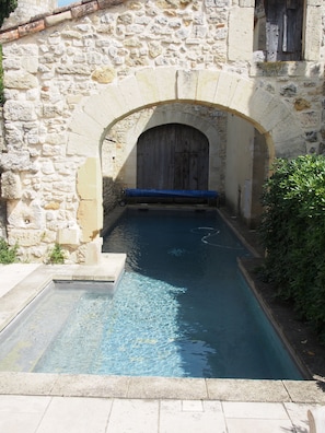 Unique heated swimming pool