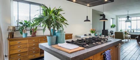 Open plan kitchen