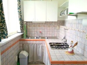 The kitchenette