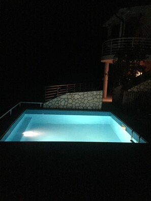 pool by night