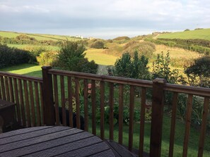 View down towards Bay from decking