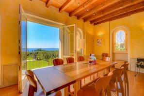 Lake view from dining room