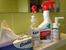 covid 19 : vous disposerez de produits d'hygiène et d'entretien désinfectants