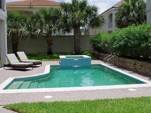 Picturesque island Villa with private pool surrounded by tropical flora! Hot tub is not an amenity for this home.