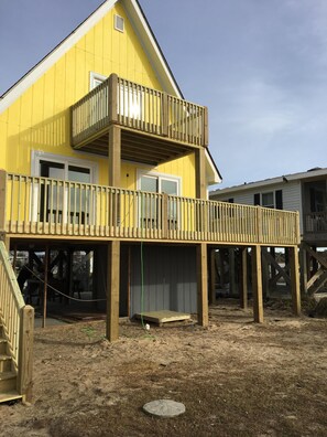 Brand new decks and outdoor shower below with hot and cold water!