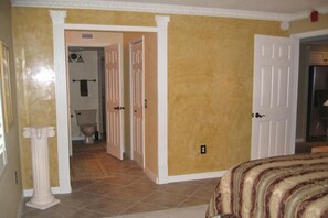 Master Bedroom~ entry way to the dressing and vanity area.