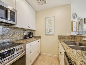 Kitchen with Stainless Steel Appliances at 2102 SeaCrest