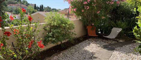 Jardin devant la terrasse