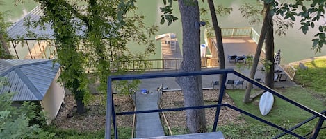 View of the waterfront from the house