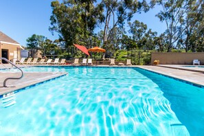 Large year round heated pool