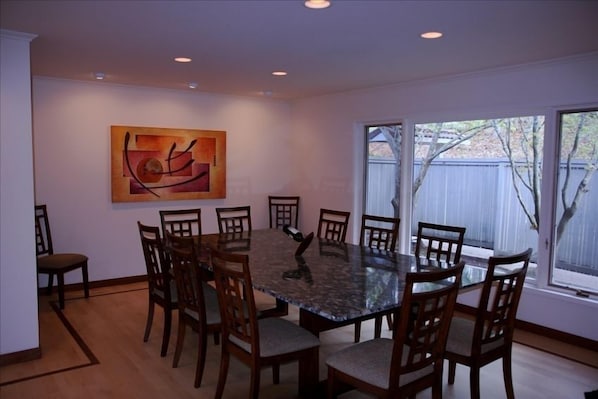 Dining Room with Places for Twelve People