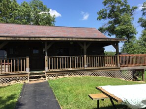 View from cabin facing South