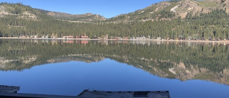 Upper deck view (autumn when lake is low)