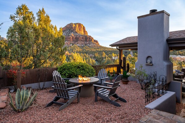 Though the home's interior is amazing, you might love the exterior even more.