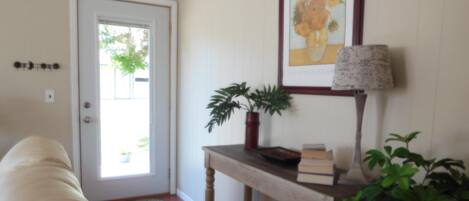 Cottage front entry way.