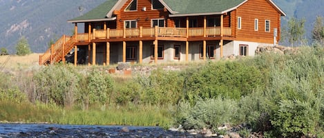 River front home, fish right from the property!