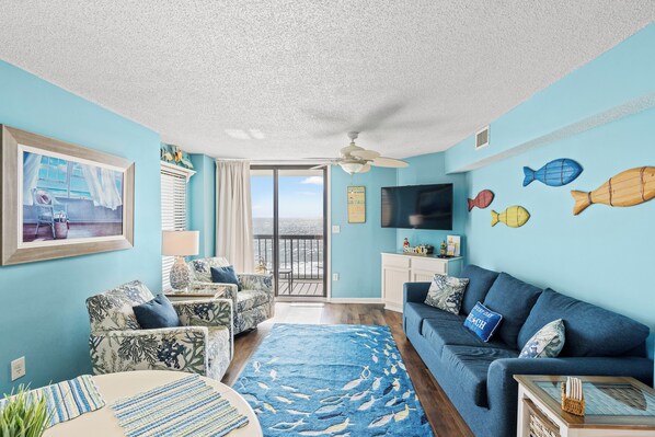 Oceanfront Living Room