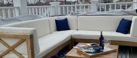 Exclusive outdoor furniture space, Monument views! Great for sunsets, Our Fav.