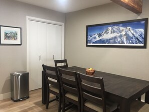 Dining Area - seating for 8 plus 4 bar stools