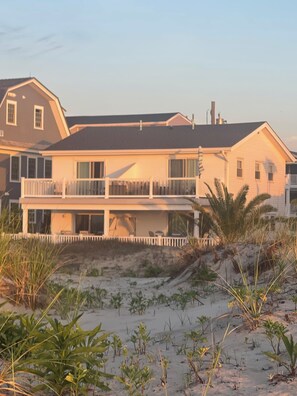 View of 6S 79th Street from the Beach