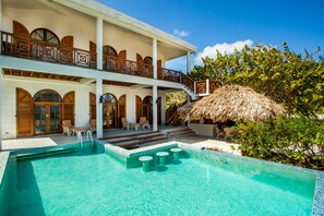 Crystal clear fresh water pool - immediately off front veranda