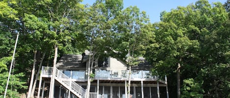 view of house from the dock
