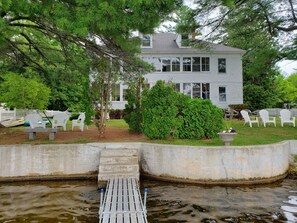 The house seen from the dock.