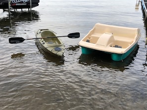 Kayak and Paddleboat