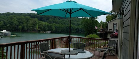 Lake view from deck