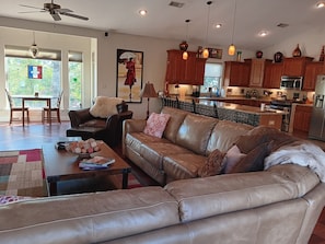 Open floor plan.