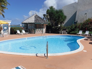 Colony Cove pool. Only steps to the beach.