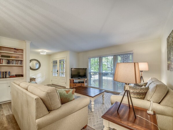 Living Room with Flat Screen TV at 11 Wildwood