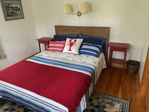 Master bedroom with queen bed