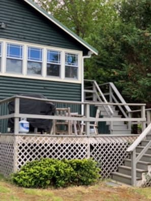 Upper deck off main house