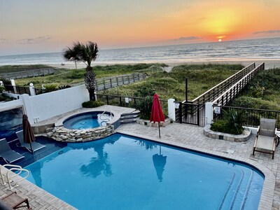 Beachfront Home with Heated Pool and Spa - South Padre Island