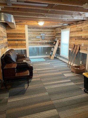 Newly added living space in basement 