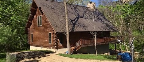 Cabin view from the road