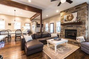 Open concept floor plan