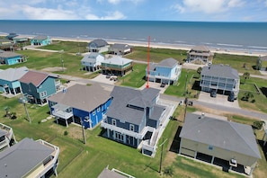 2nd row home w/views from nearly every window. 