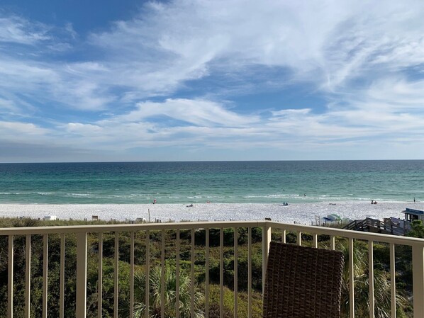Gorgeous view from the balcony
