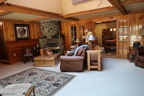 Living room with view to dining room.