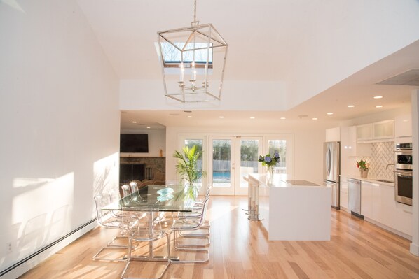 Open floor plan modern